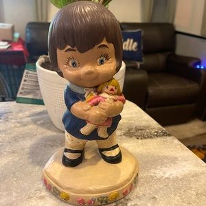 This is a vintage, rare Ceramichrome figurine.